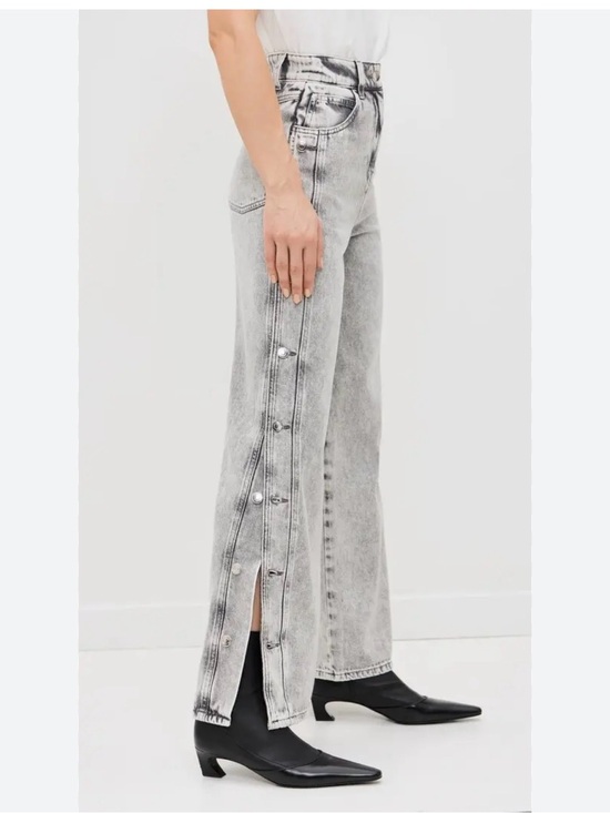 IRO Denim - IRO Andreea Wide-Leg Jeans (Mixed Grey) / Size 38